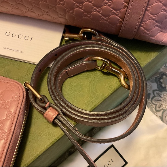 Gucci Guccissima Dome Leather Purse + Gucci Guccissima Continental Wallet - Picture 15 of 16